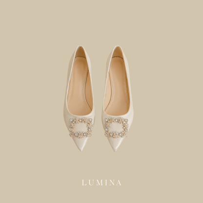 Jewel Buckle Pumps
