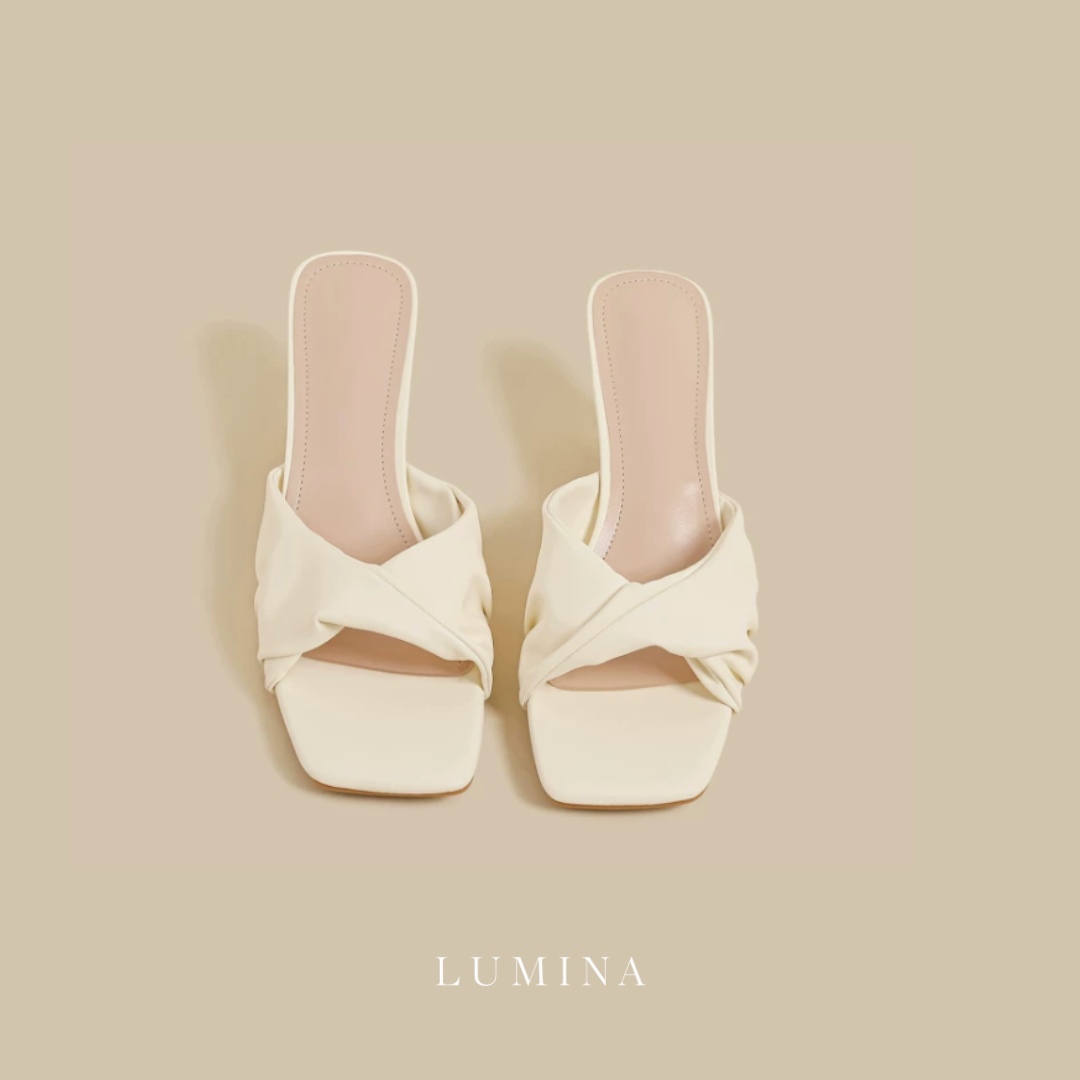 Cross Mule Sandals