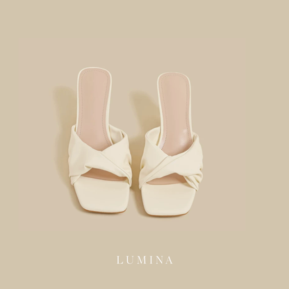 Cross Mule Sandals