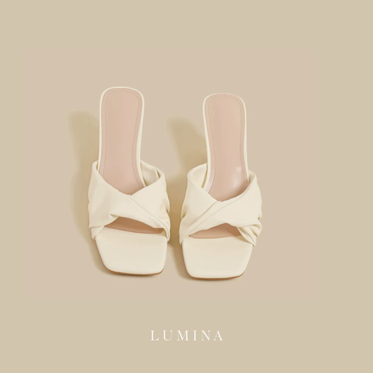 Cross Mule Sandals