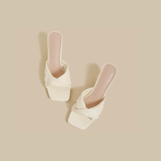 Cross Mule Sandals