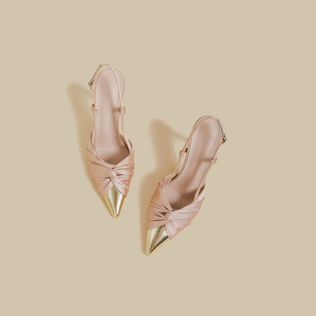 Elegant Drape Pumps