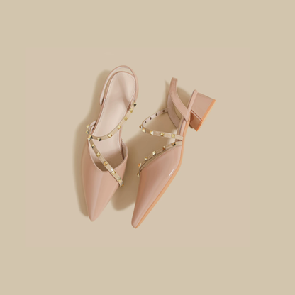 Studded Strap Pumps