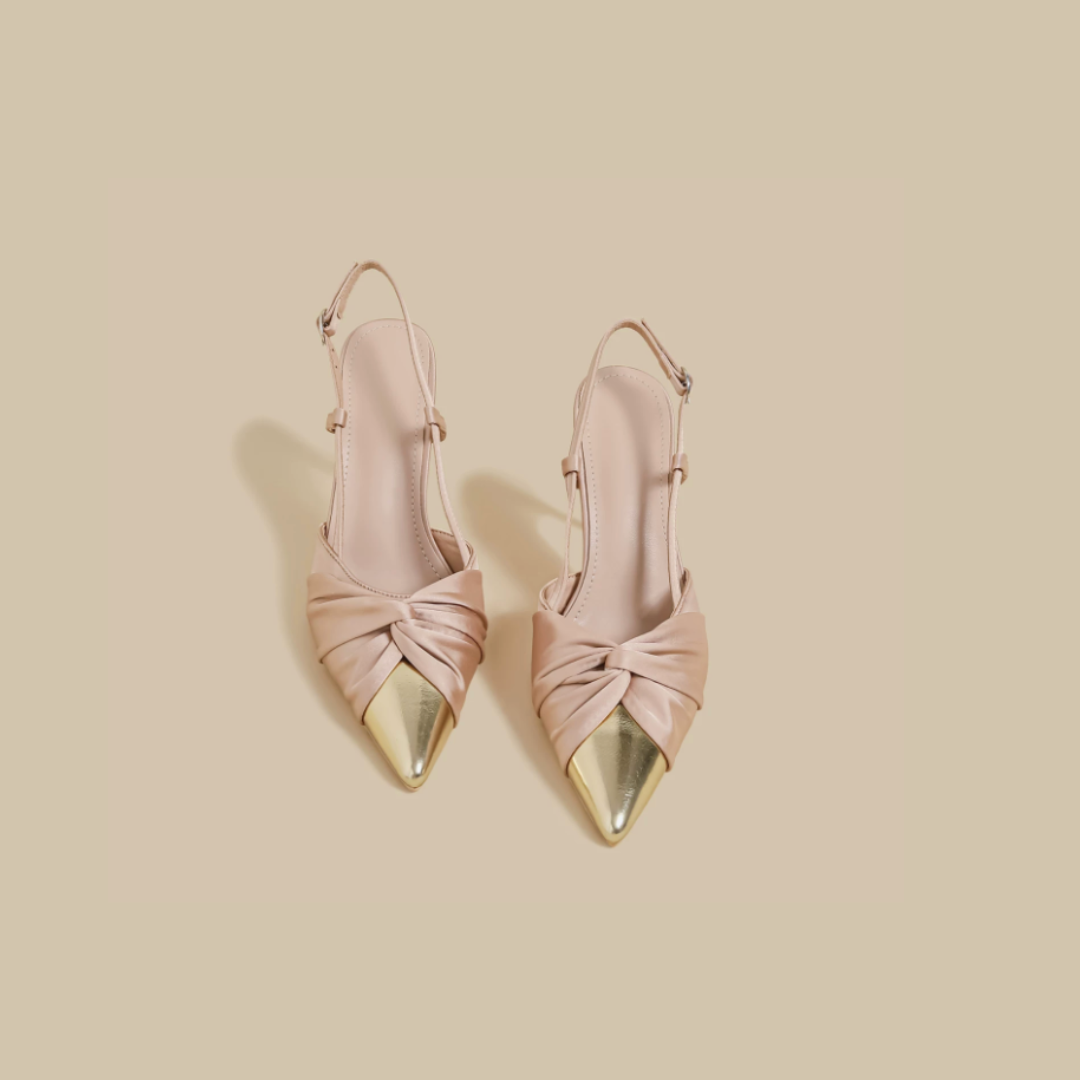 Elegant Drape Pumps