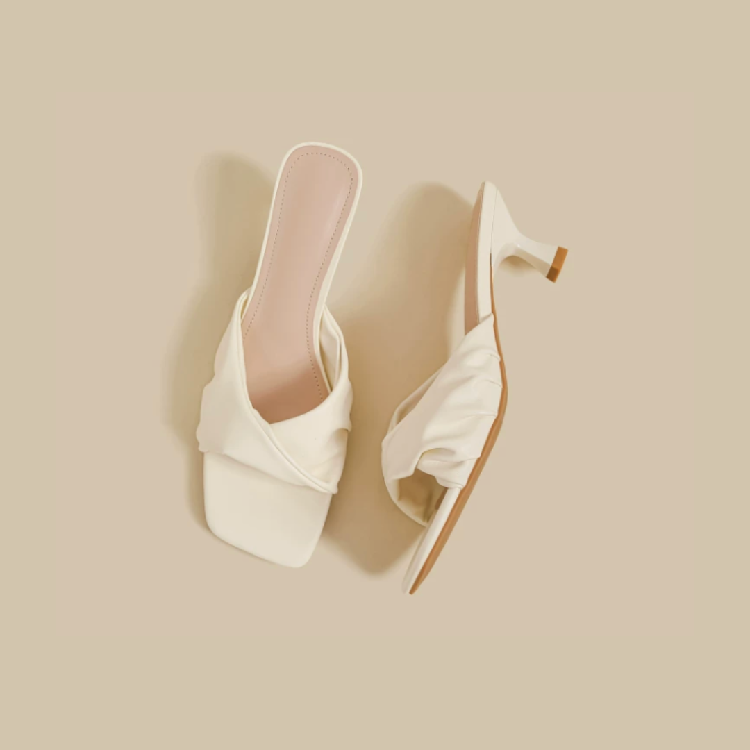 Cross Mule Sandals