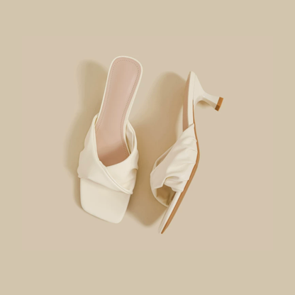 Cross Mule Sandals