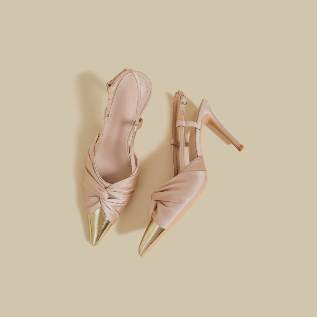 Elegant Drape Pumps
