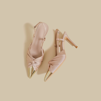 Elegant Drape Pumps